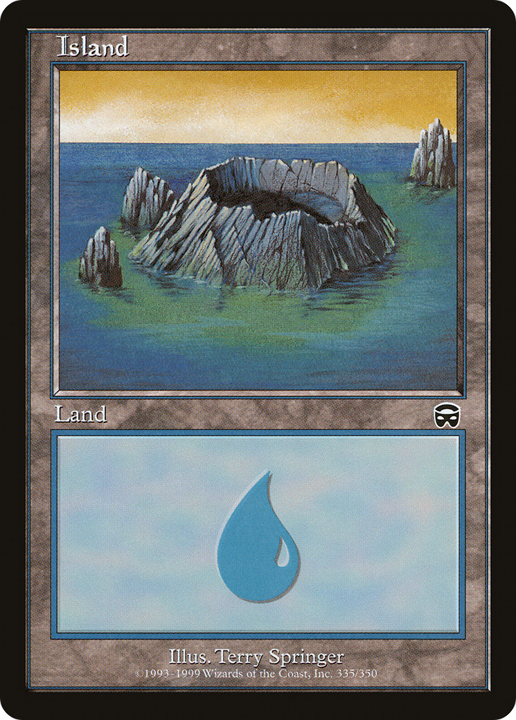 Island (335) [Mercadian Masques] Foil