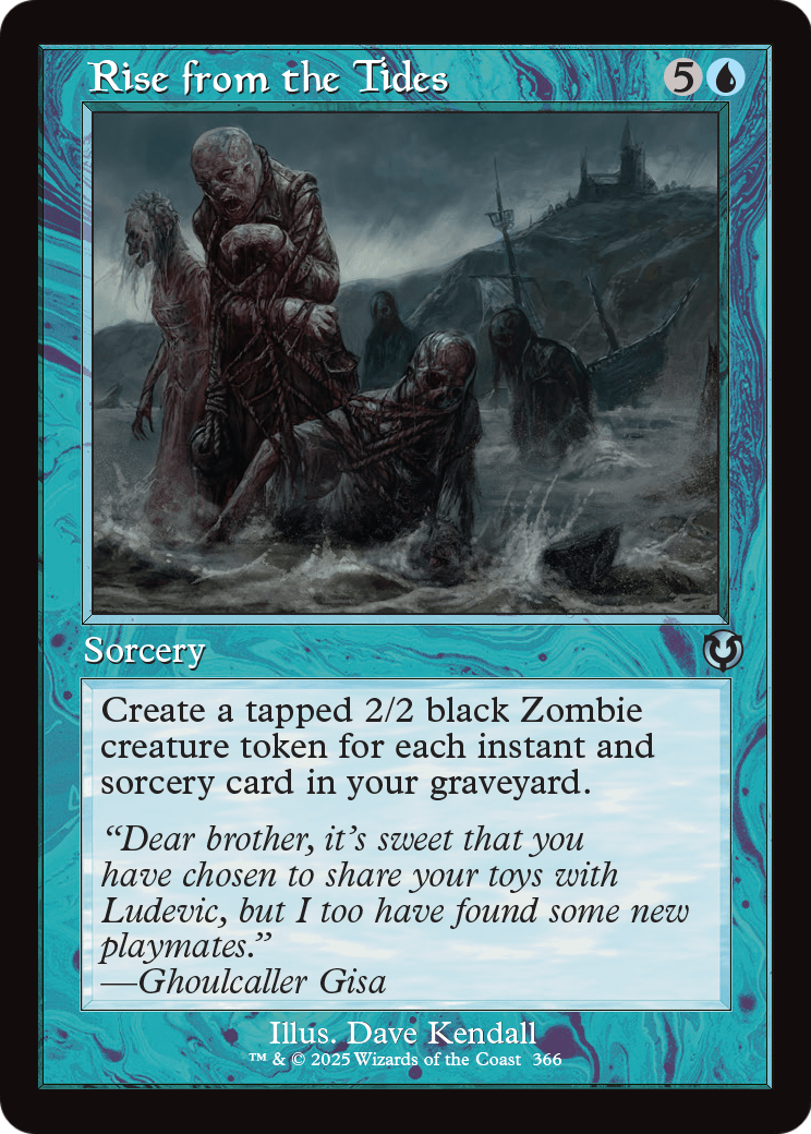 Rise from the Tides (Retro Frame) (-366) [Innistrad Remastered]