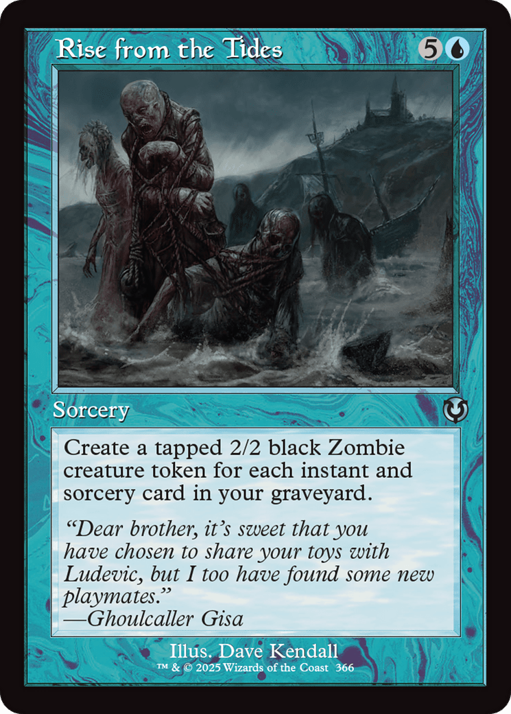 Rise from the Tides (Retro Frame) (-366) [Innistrad Remastered]  Foil