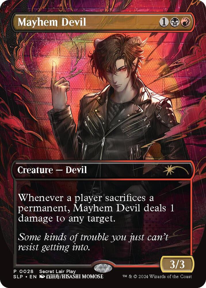 Mayhem Devil 28/50 (Secret Lair Showdown)  - Borderless