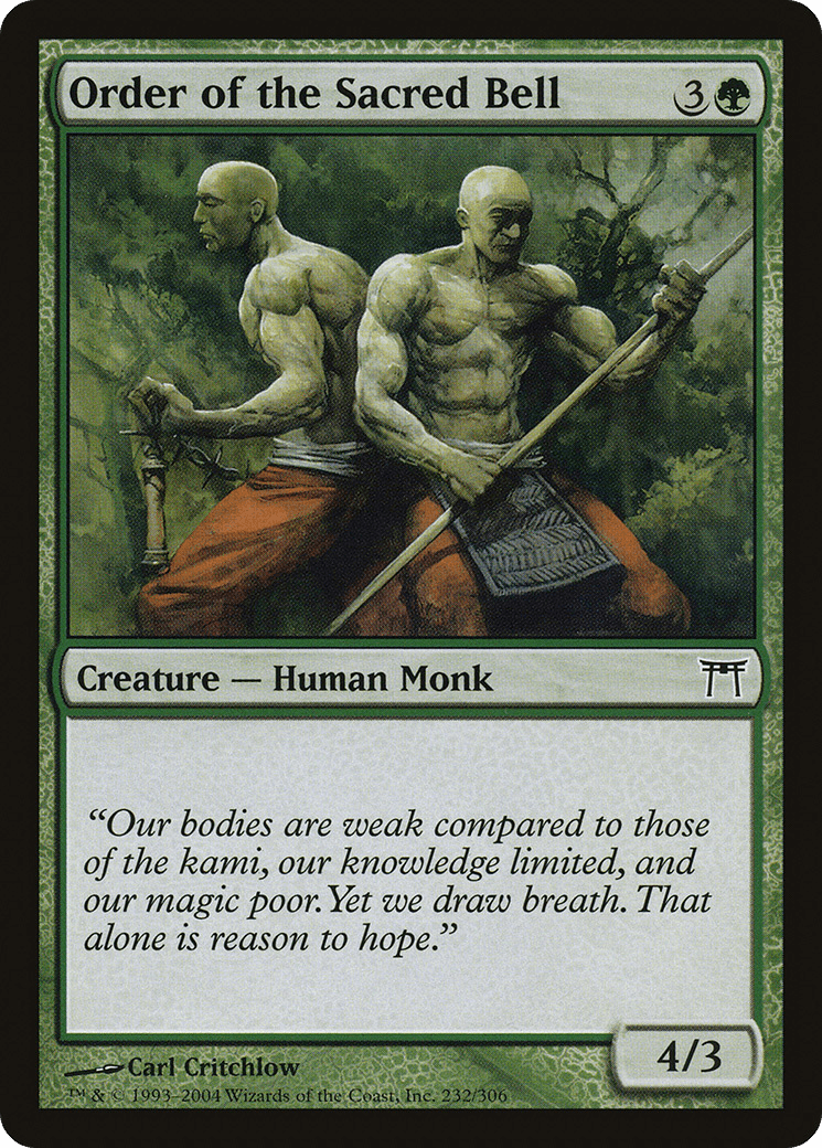Order of the Sacred Bell [Champions of Kamigawa] Foil