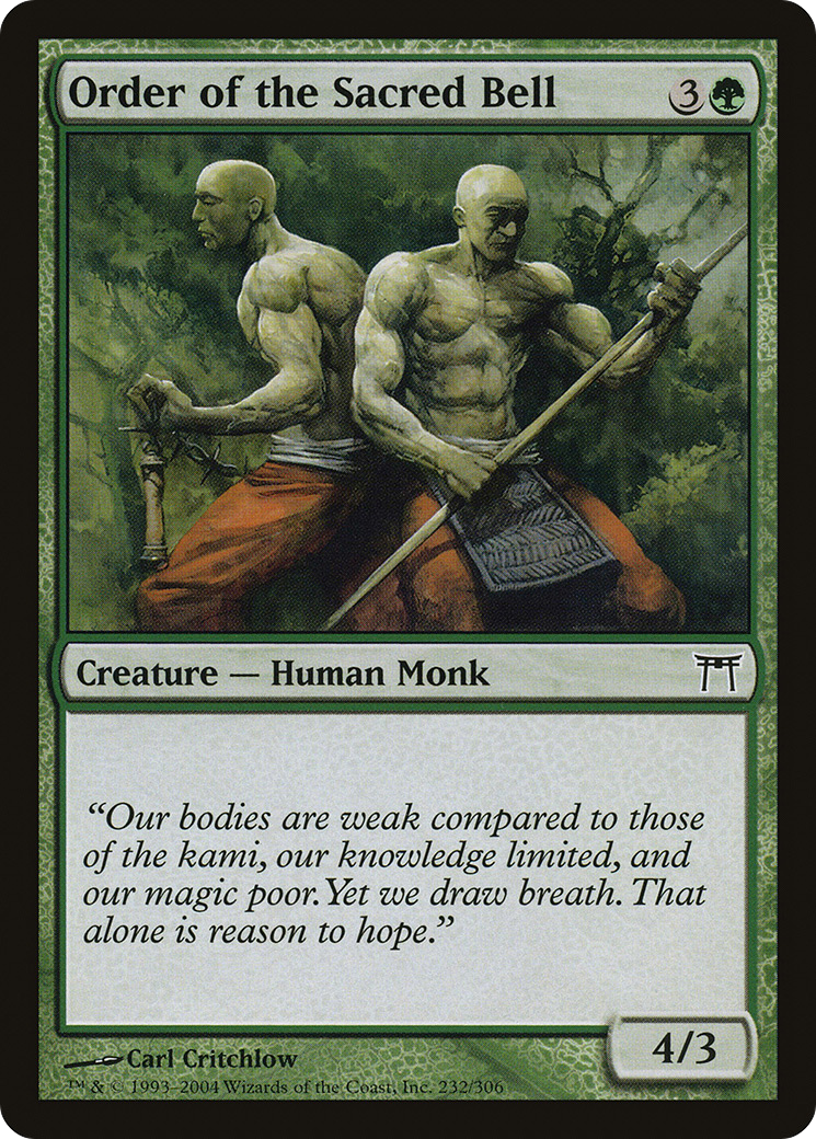 Order of the Sacred Bell [Champions of Kamigawa] Foil