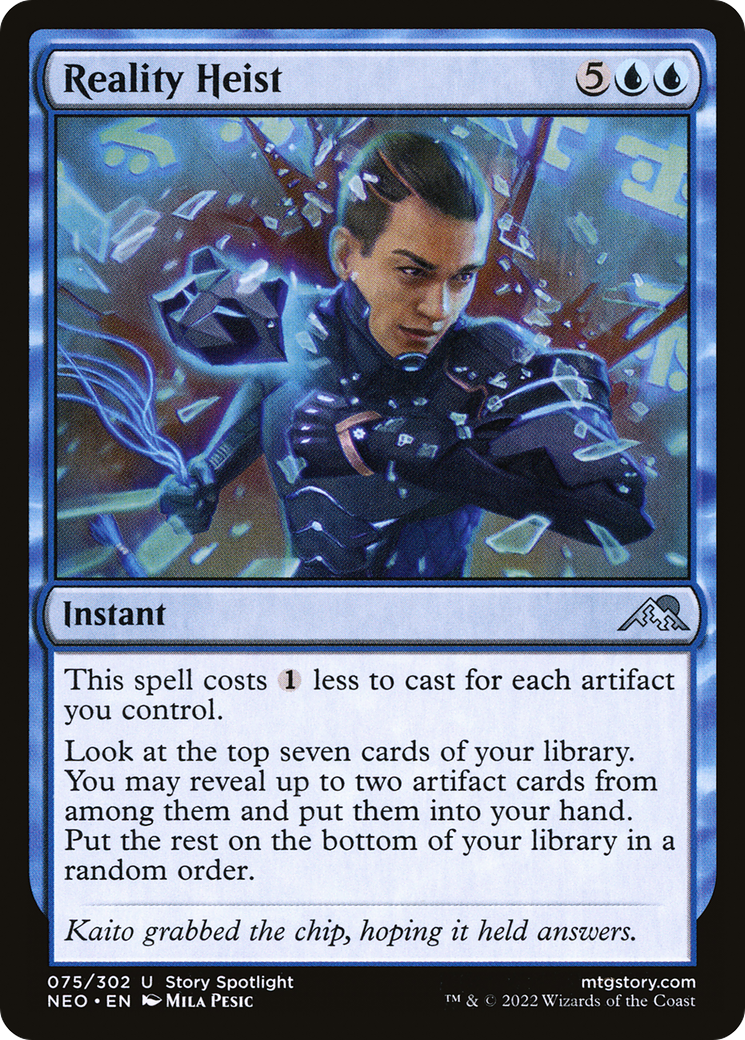 Reality Heist [Kamigawa: Neon Dynasty] Foil