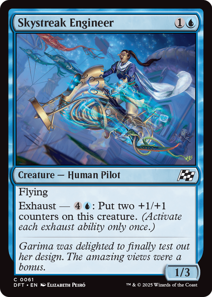 Skystreak Engineer |  Foil (061) [Aetherdrift]