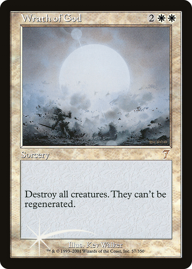 Wrath of God (7ED-57★) - Seventh Edition Foil