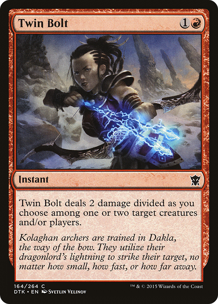 Twin Bolt [Dragons of Tarkir] Foil