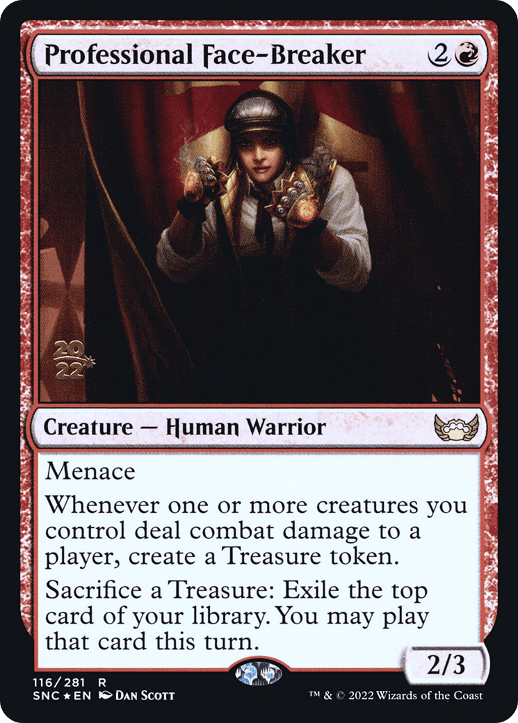 Professional Face-Breaker [Streets of New Capenna Prerelease Promos]