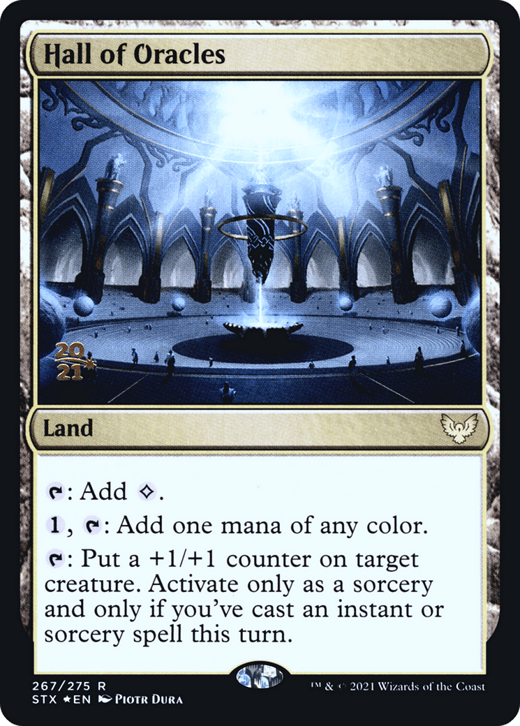 Hall of Oracles [Strixhaven: School of Mages Prerelease Promos]