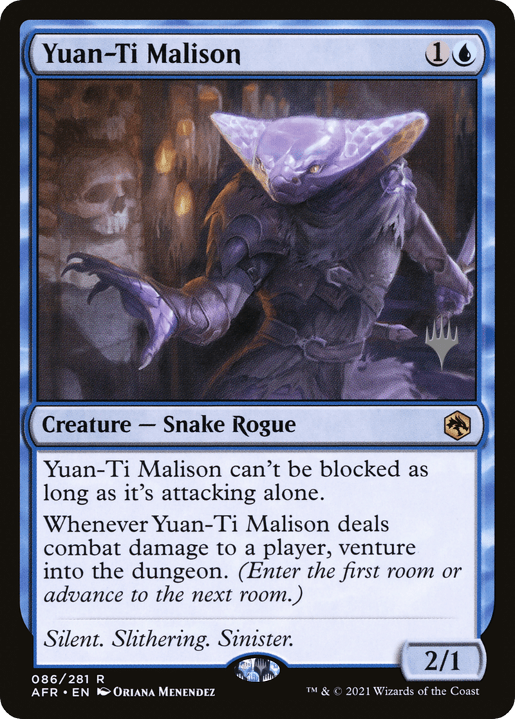 Yuan-Ti Malison (Promo Pack) [Dungeons & Dragons: Adventures in the Forgotten Realms Promos] Foil
