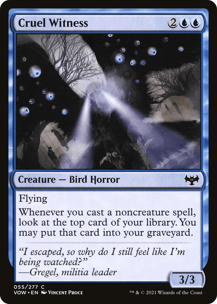 Cruel Witness [Innistrad: Crimson Vow] Foil