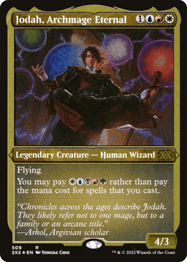 Jodah, Archmage Eternal (Foil Etched) |  Foil (509) [Double Masters 2022]