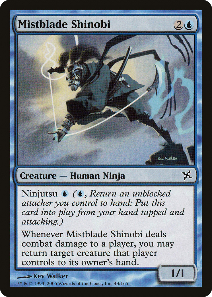 Mistblade Shinobi [Betrayers of Kamigawa] Foil