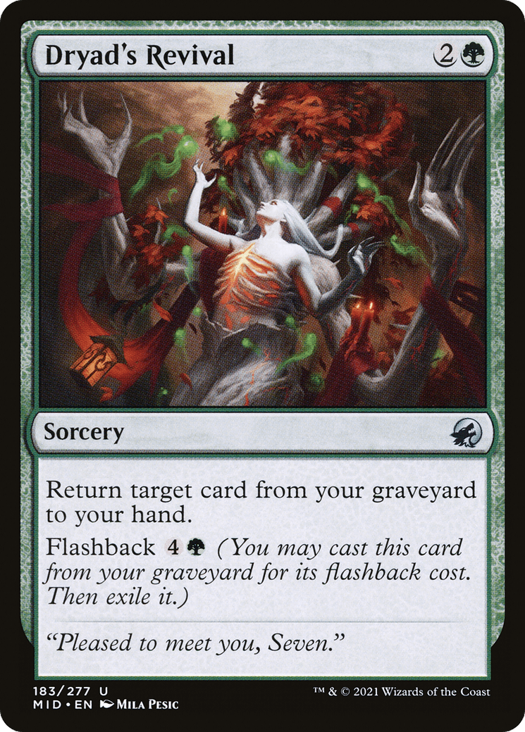 Dryad's Revival [Innistrad: Midnight Hunt] Foil