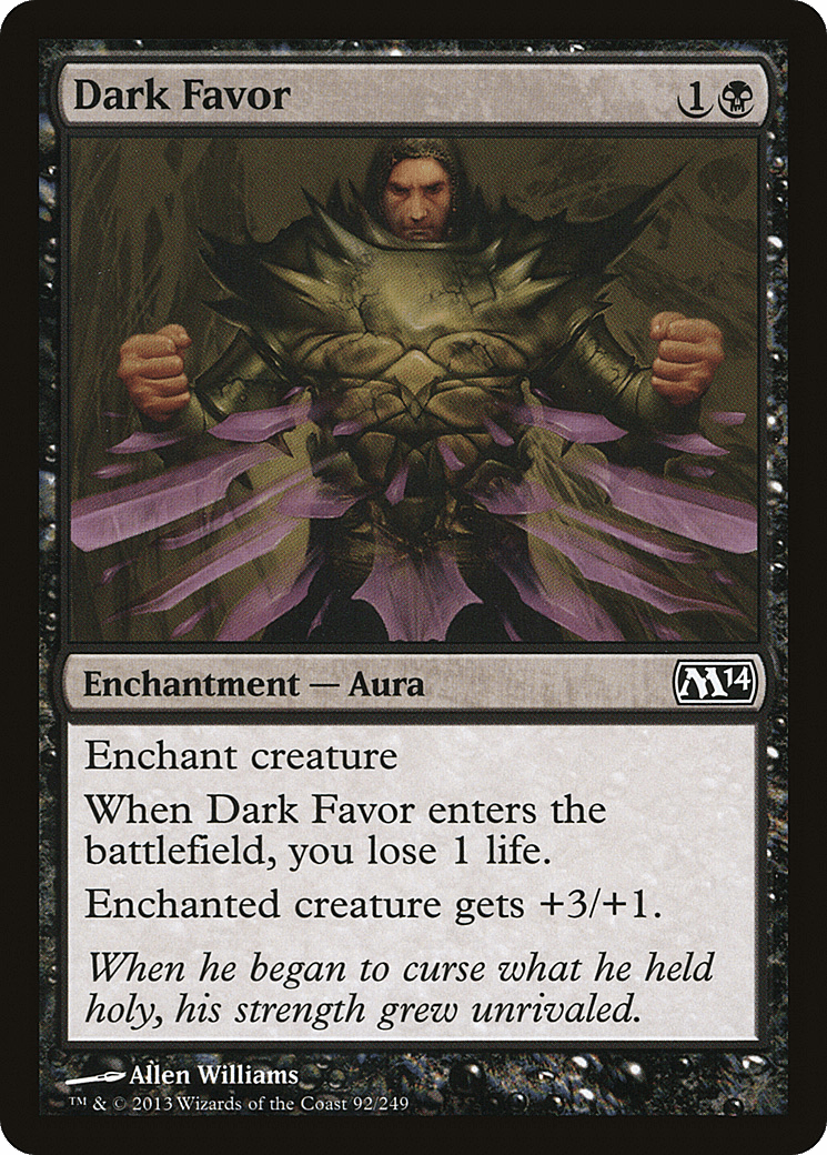 Dark Favor [Magic 2014] Foil