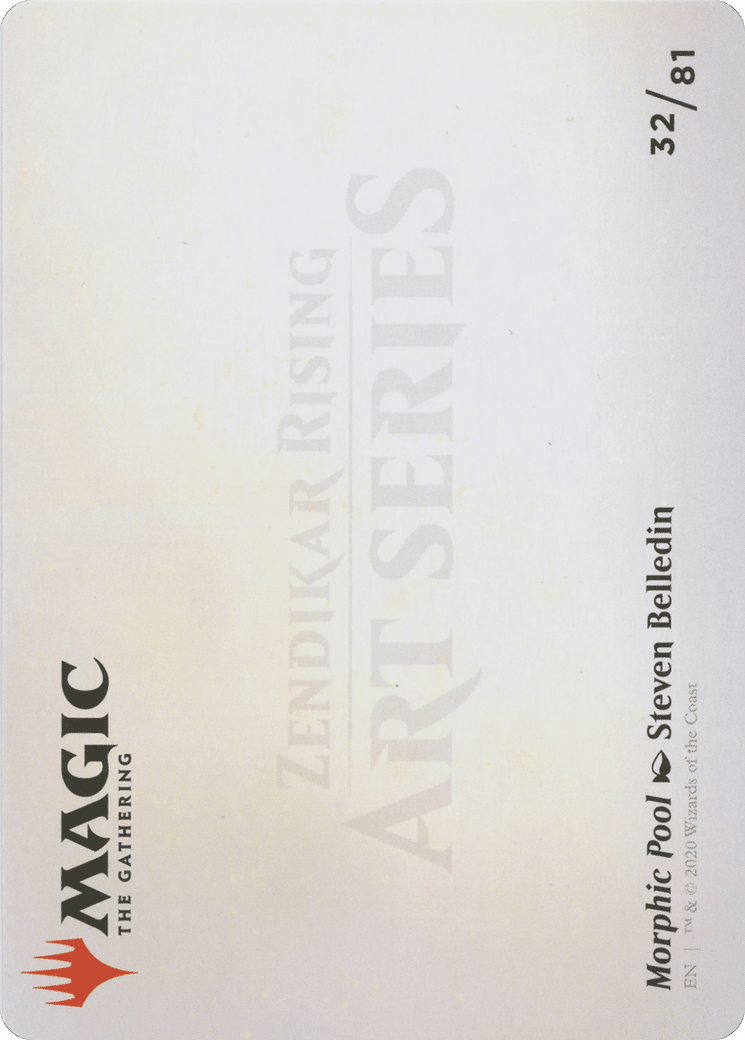 Morphic Pool // Morphic Pool (AZNR-032) - Zendikar Rising Art Series (Borderless)