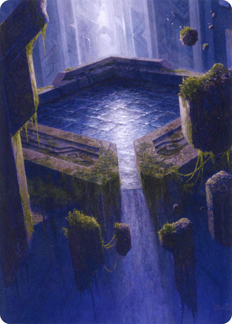 Morphic Pool // Morphic Pool (AZNR-032) - Zendikar Rising Art Series (Borderless) Foil