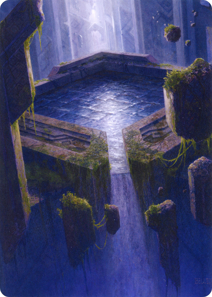 Morphic Pool // Morphic Pool (AZNR-032) - Zendikar Rising Art Series (Borderless) Foil