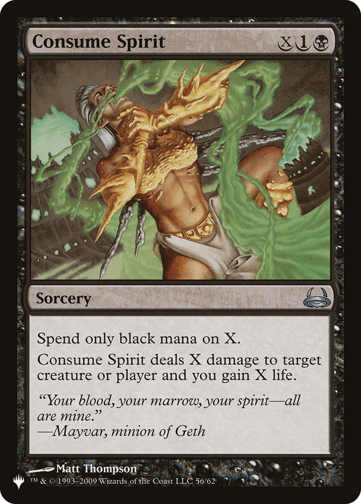 Consume Spirit |  (DDC-56) [The List]
