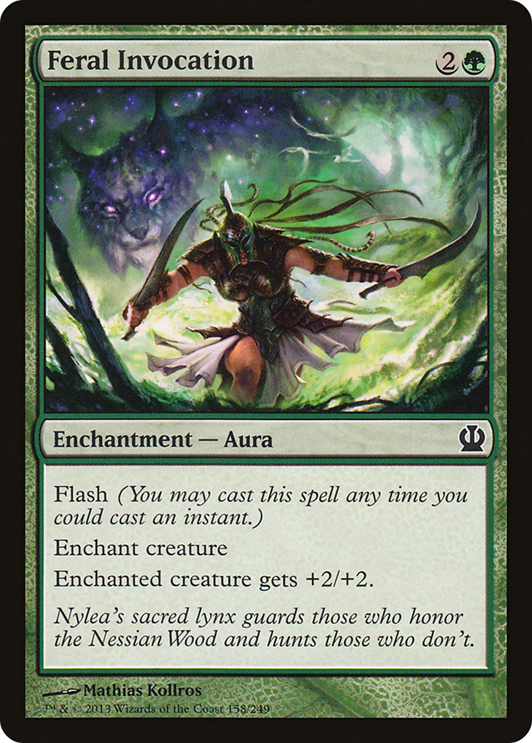 Feral Invocation [Theros] Foil