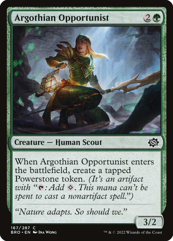 Argothian Opportunist 167/287 (The Brothers' War) 