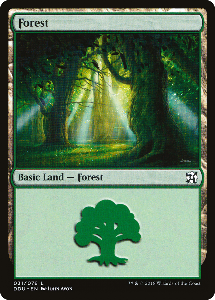 Forest (DDU-031) - Duel Decks: Elves vs. Inventors