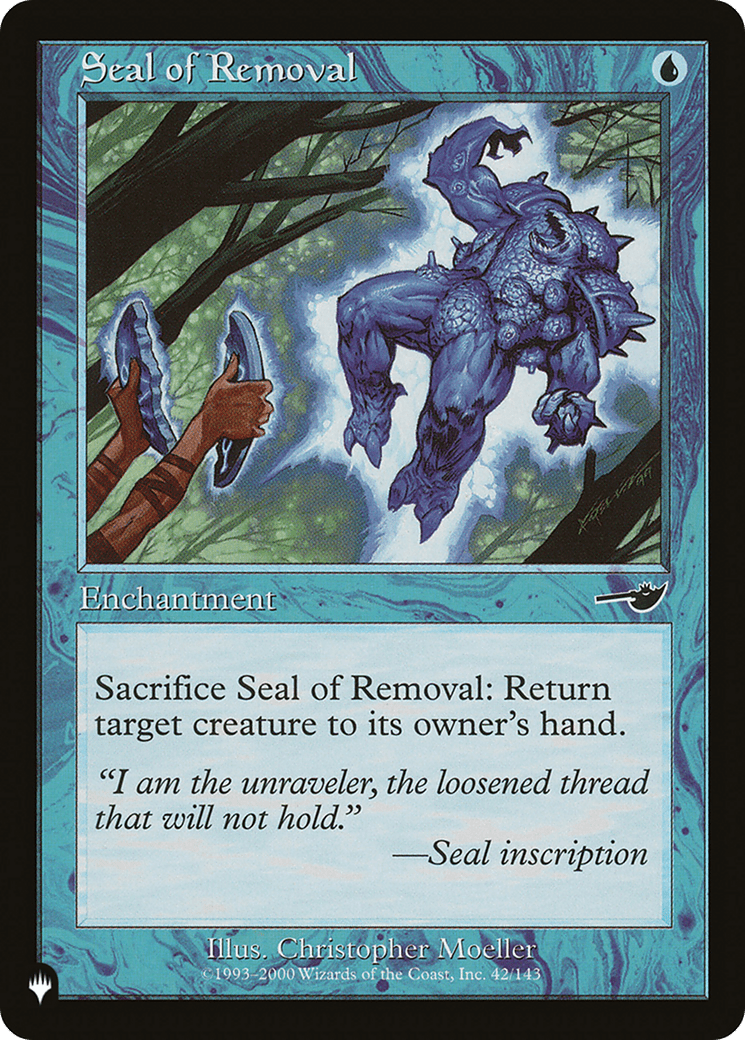 Seal of Removal |  (NEM-42) [The List]
