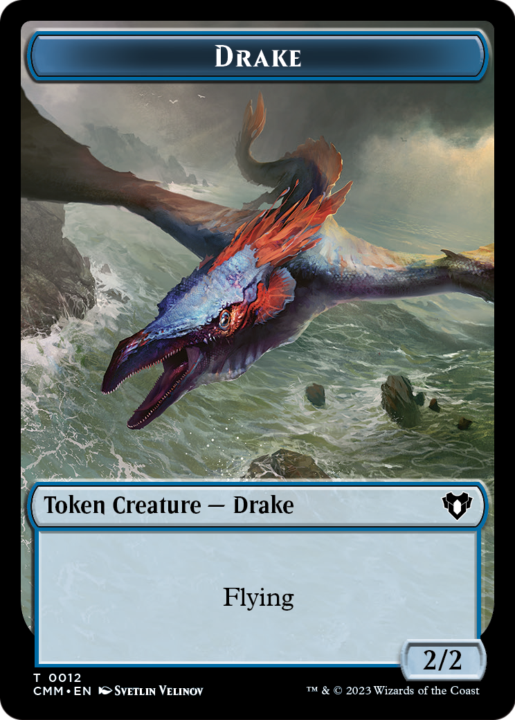 Drake (TCMM-012) - Commander Masters Tokens Foil