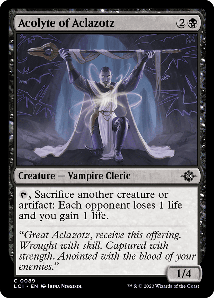 Acolyte of Aclazotz [The Lost Caverns of Ixalan] Foil