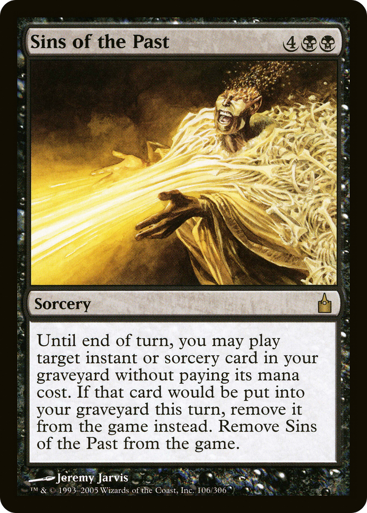 Sins of the Past [Ravnica: City of Guilds] Foil