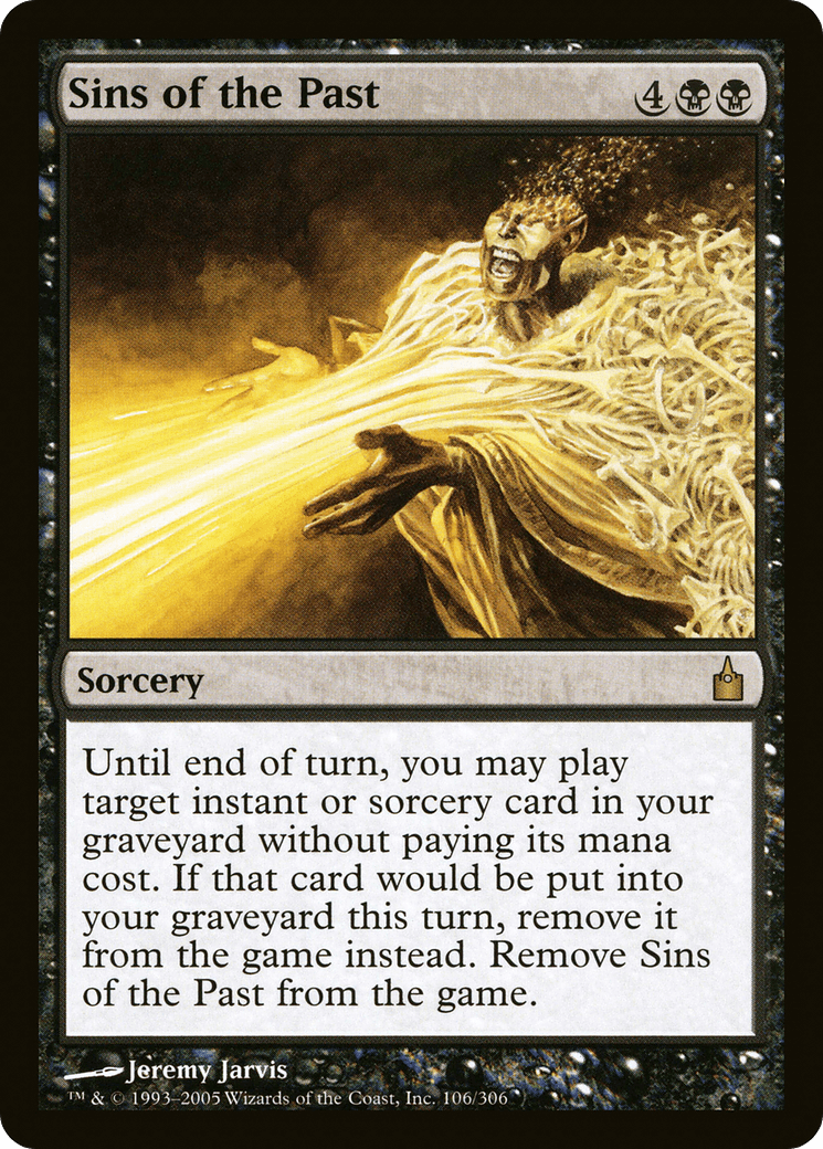 Sins of the Past [Ravnica: City of Guilds] Foil