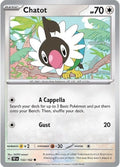 Chatot 132/162 (SV05: Temporal Forces)  - Reverse Holofoil