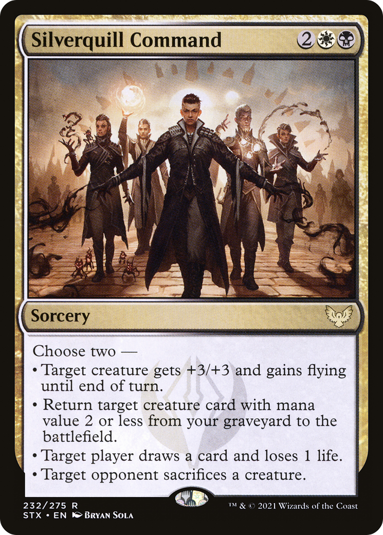 Silverquill Command [Strixhaven: School of Mages] Foil