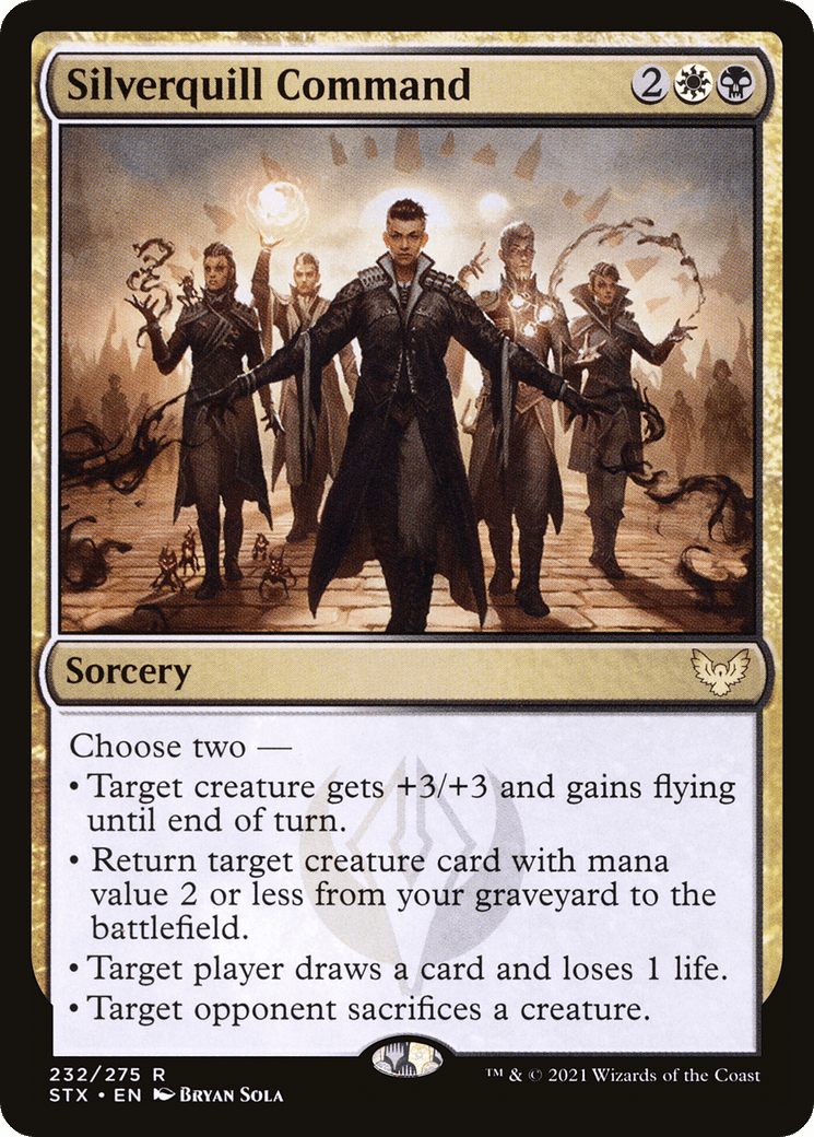 Silverquill Command [Strixhaven: School of Mages] Foil