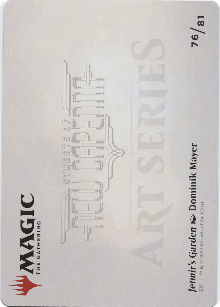Jetmir's Garden // Jetmir's Garden (ASNC-076) - New Capenna Art Series (Borderless) Foil