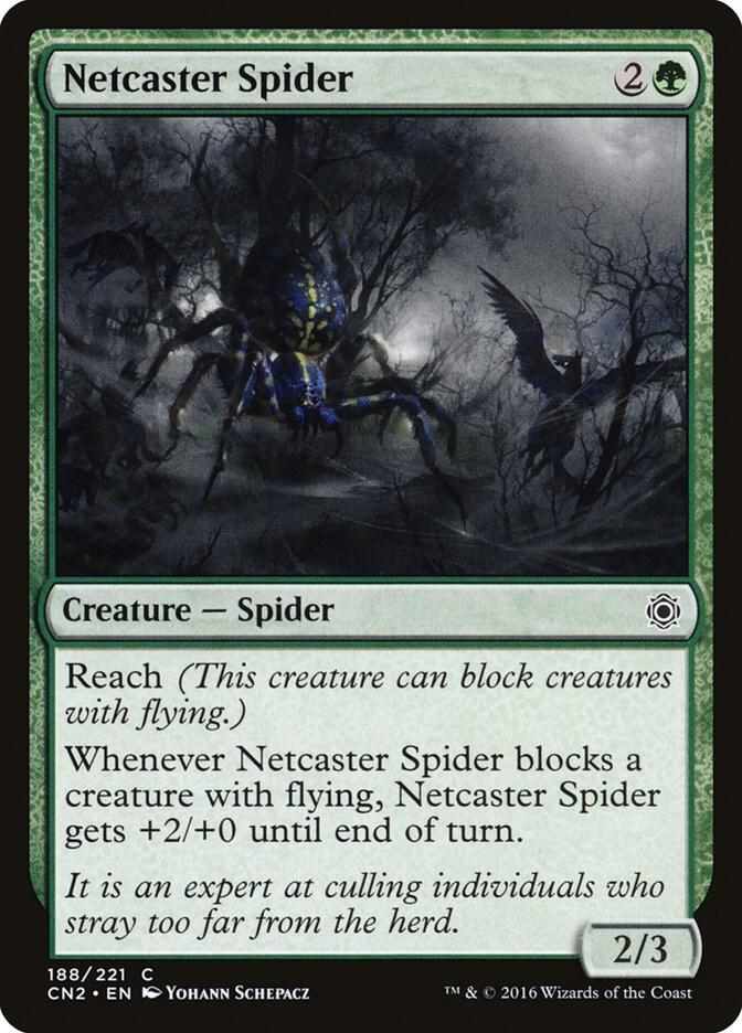 Netcaster Spider 188/221 (Conspiracy: Take the Crown)  - Foil
