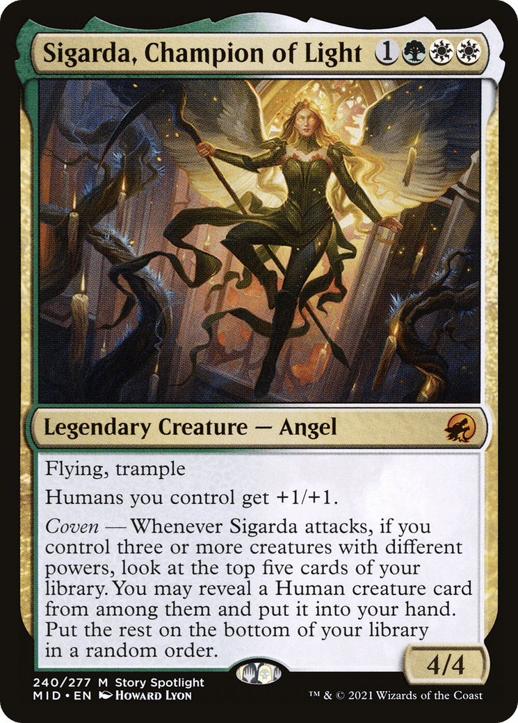 Sigarda, Champion of Light [Innistrad: Midnight Hunt] Foil