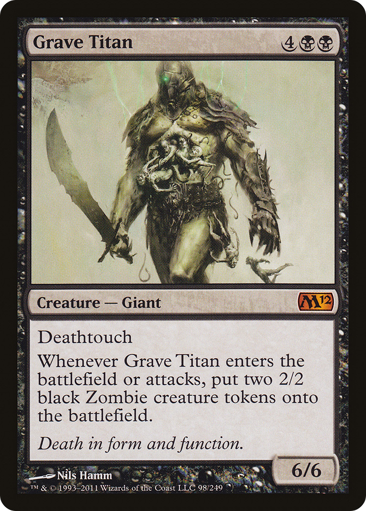 Grave Titan [Magic 2012] Foil