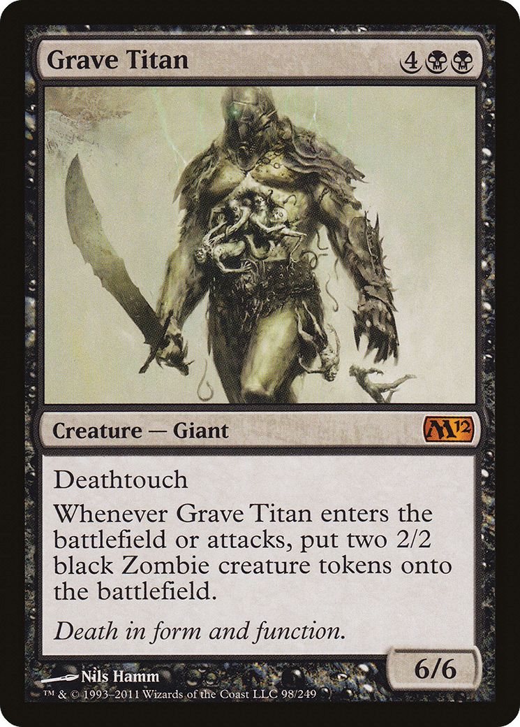Grave Titan [Magic 2012] Foil