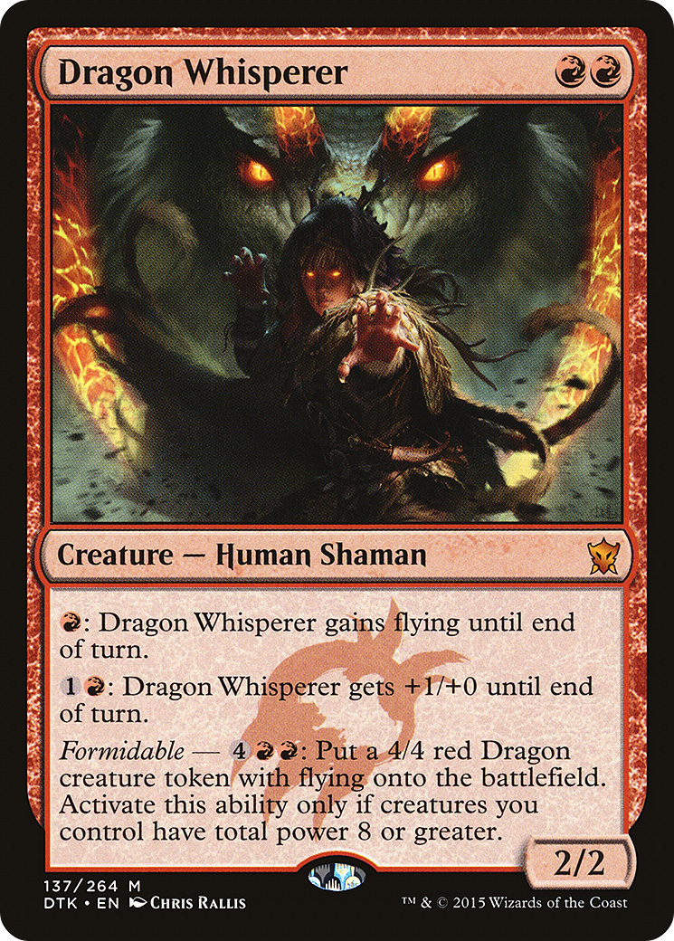Dragon Whisperer [Dragons of Tarkir] Foil