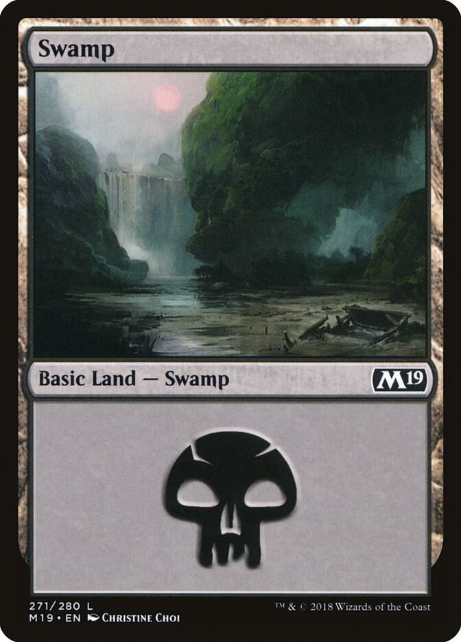 Swamp 271/280 (Core Set 2019)  - Foil