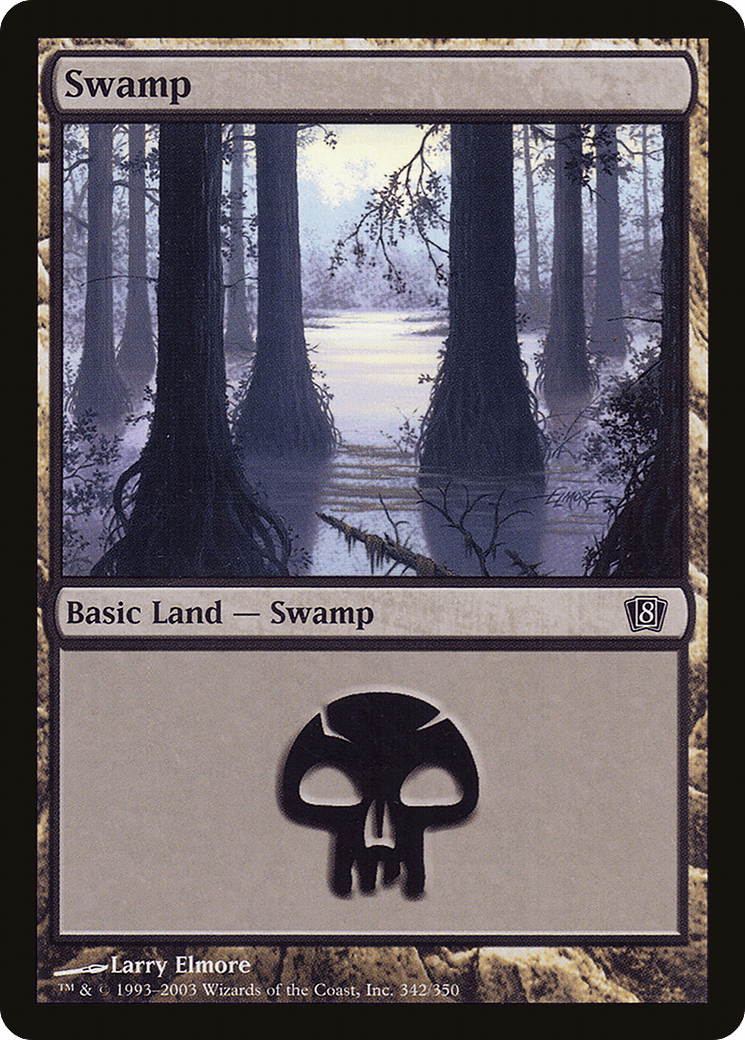 Swamp (342) [Eighth Edition] Foil