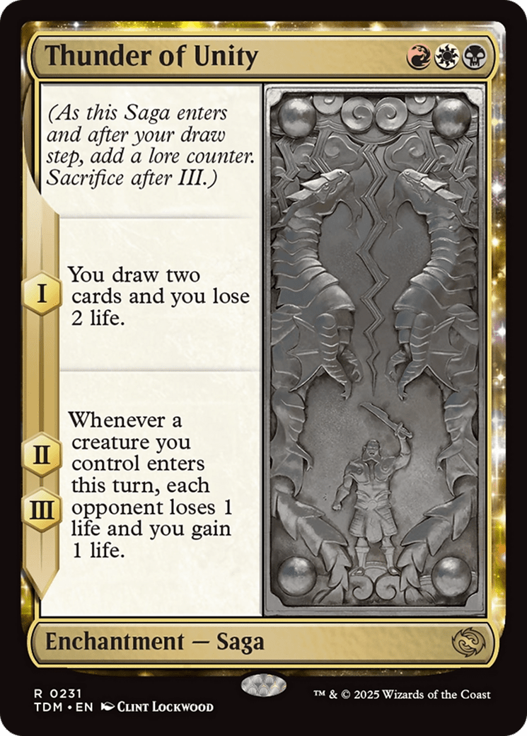 Thunder of Unity (231) [Tarkir: Dragonstorm]  Foil