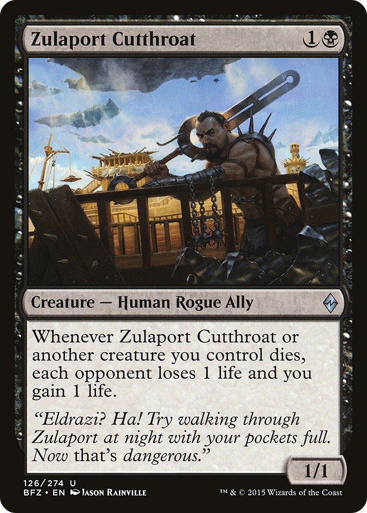 Zulaport Cutthroat [Battle for Zendikar] Foil