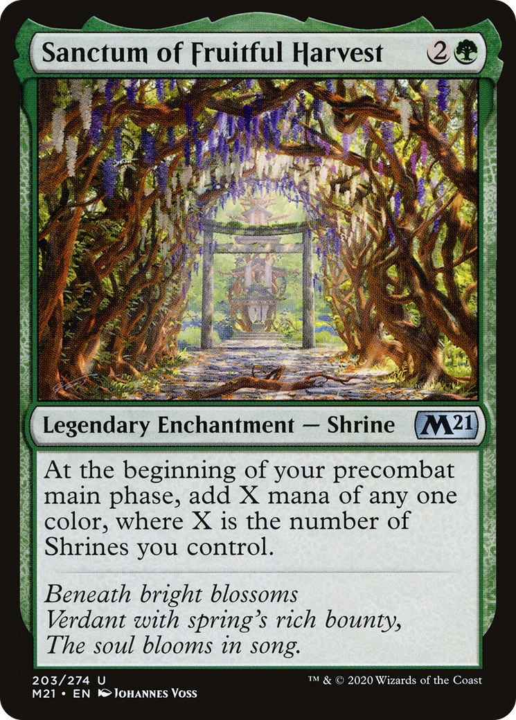 Sanctum of Fruitful Harvest [Core Set 2021] Foil