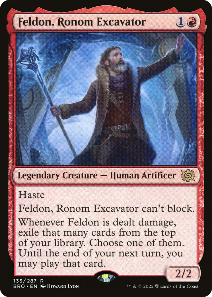 Feldon, Ronom Excavator [The Brothers' War] Foil