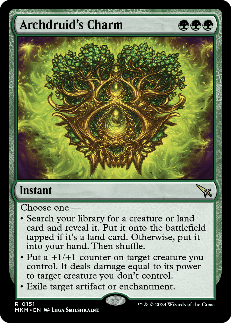 Archdruid's Charm [Murders at Karlov Manor] Foil