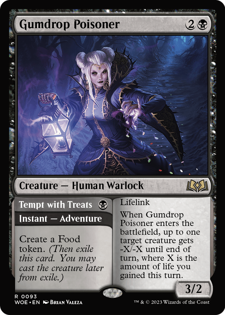 Gumdrop Poisoner // Tempt with Treats [Wilds of Eldraine] Foil
