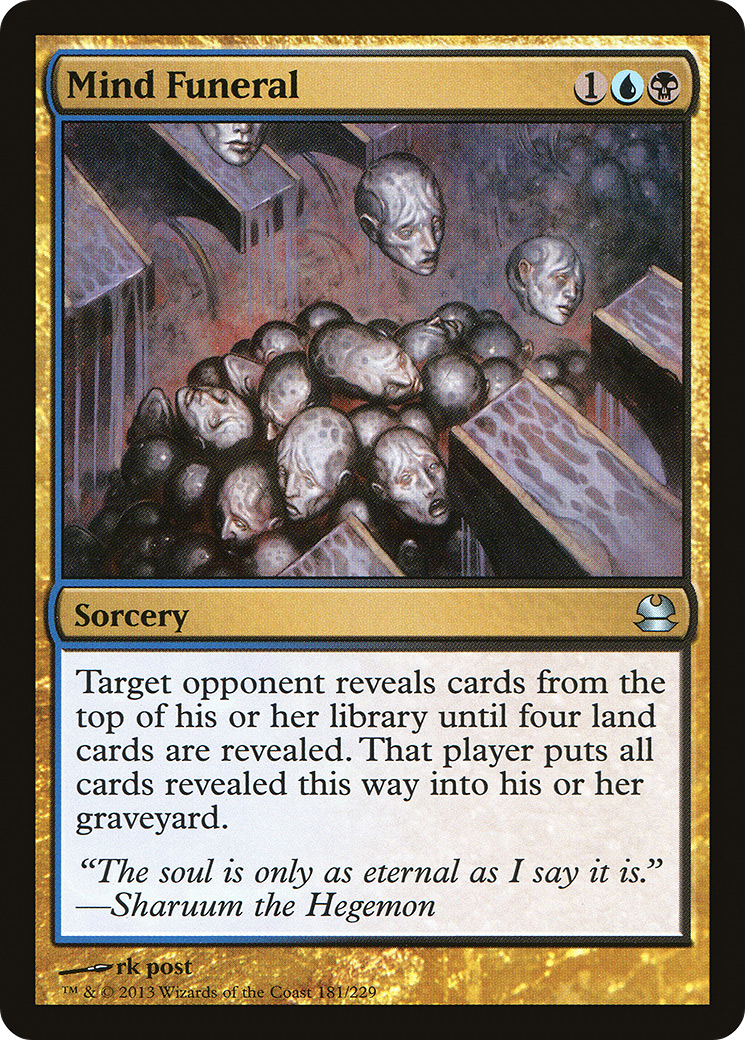 Mind Funeral [Modern Masters] Foil