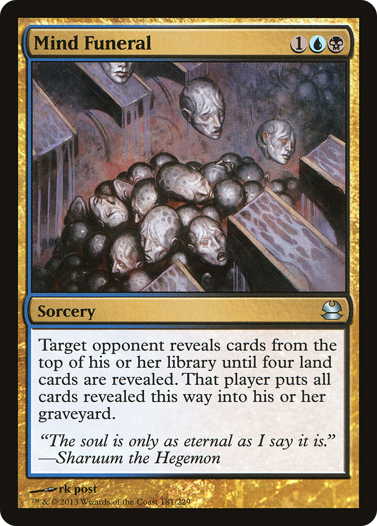 Mind Funeral [Modern Masters] Foil