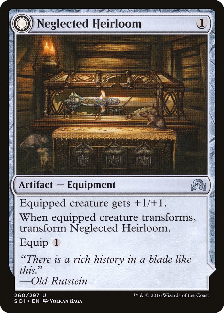 Neglected Heirloom // Ashmouth Blade [Shadows over Innistrad] Foil